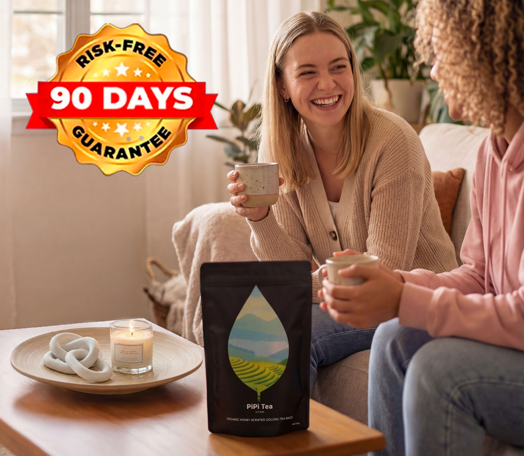 Customer enjoying PiPi Tea