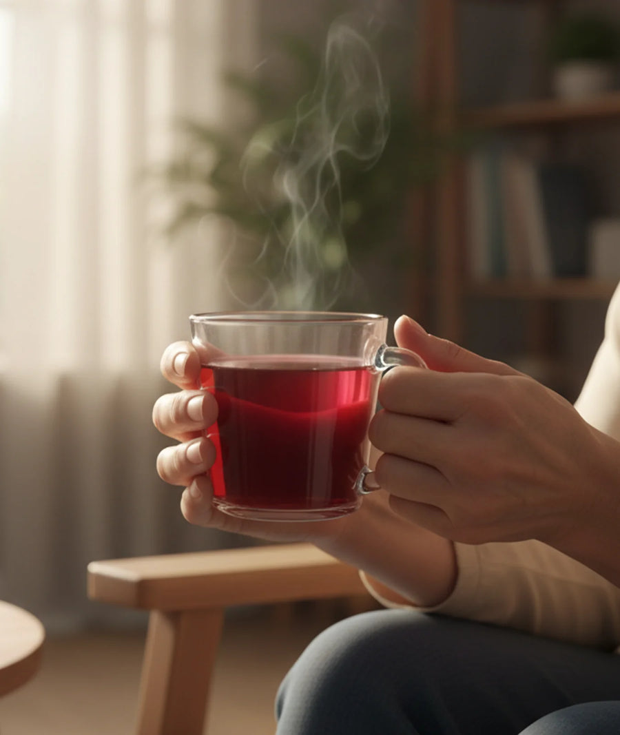 PiPi Hibiscus Tea daily ritual