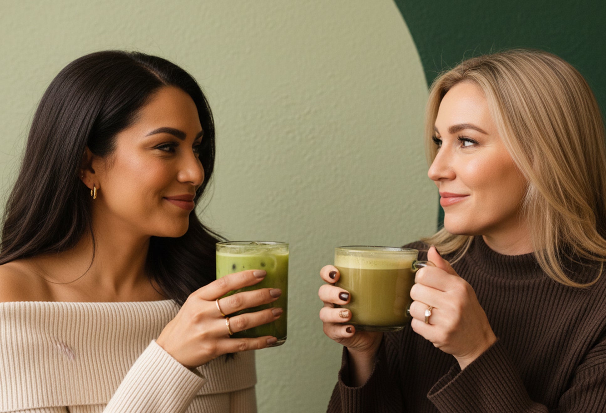 Women enjoying ceremonial matcha